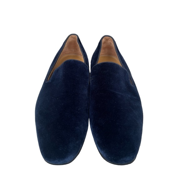 Paul Stuart Royal Blue Velvet Slip On Loafers Men’s Size 8.5 EUC - Picture 2 of 6